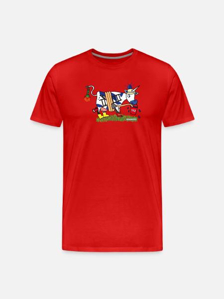 LICORNE BAVAROISE Pompiers - T-shirt bio Premium Homme - rouge