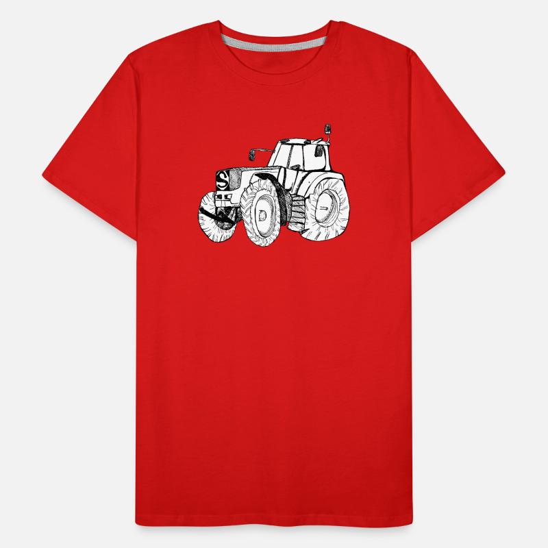Tractor Men's Premium Organic T-Shirt