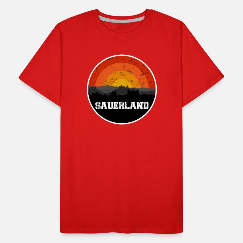 Sauerland Original Skyline Men's Premium Organic T-Shirt