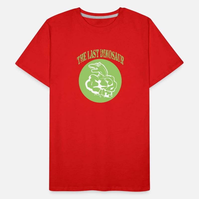 Der letzte Dino Männer Premium Bio T-Shirt