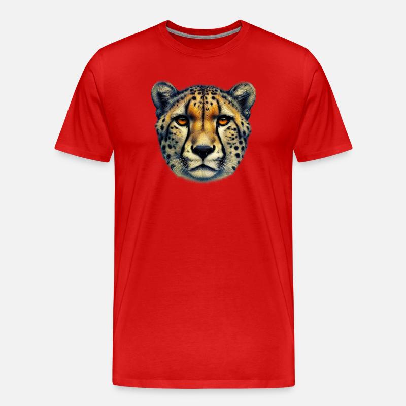 Guépard - T-shirt bio Premium Homme - rouge