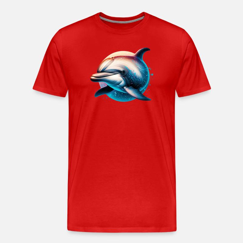Dauphin - T-shirt bio Premium Homme - rouge