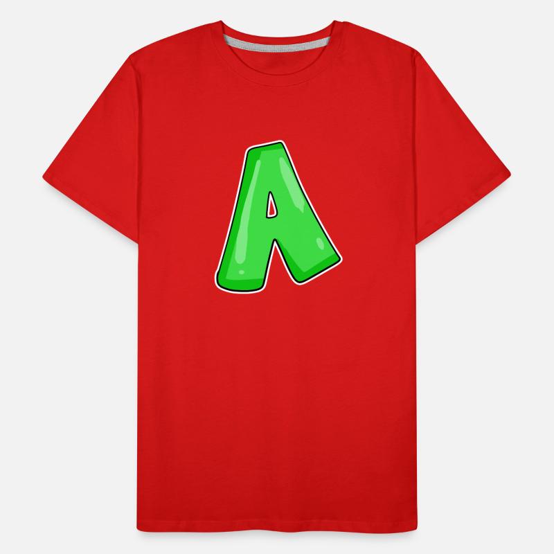 point A Initial point Men's Premium Organic T-Shirt