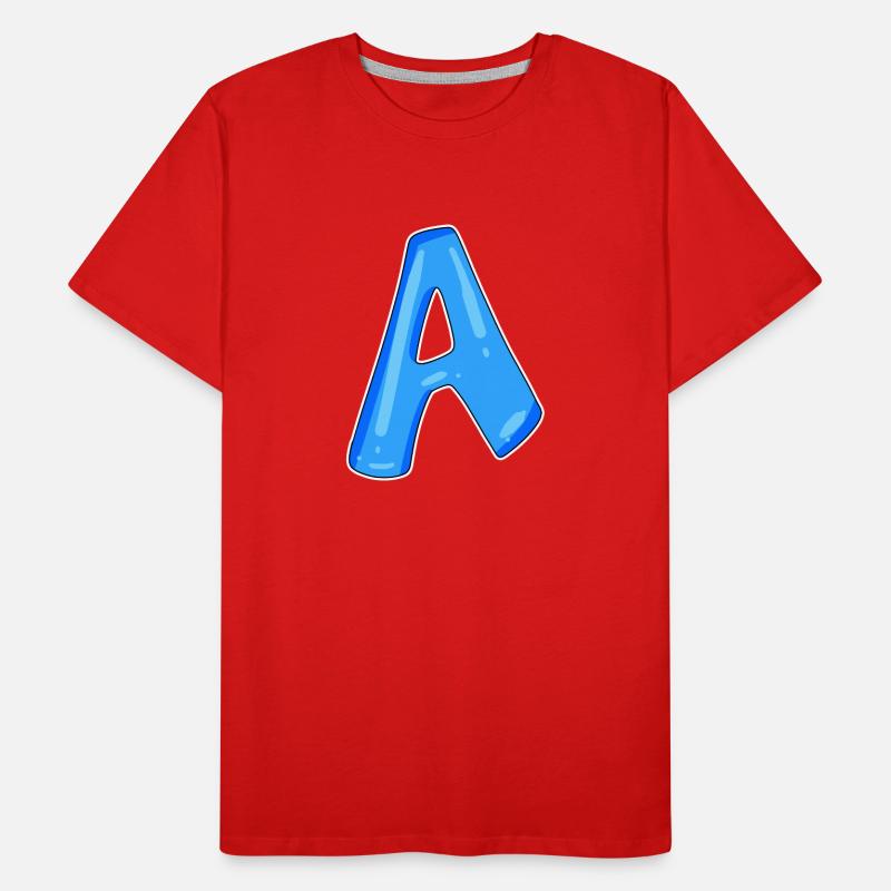 point A Initial point Men's Premium Organic T-Shirt