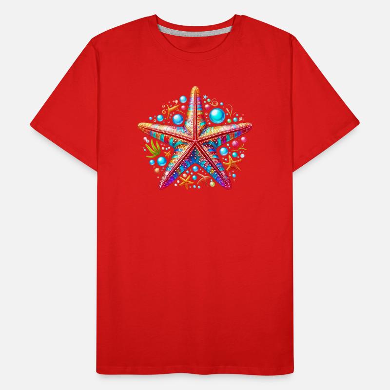 Seestern Männer Premium Bio T-Shirt