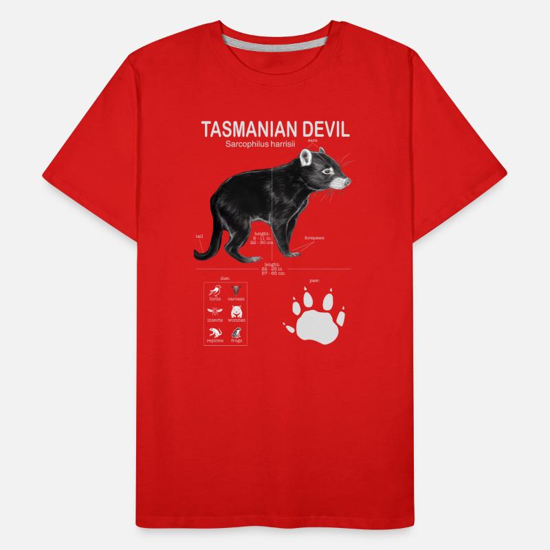 Tasmanian Devil Men's Premium Organic T-Shirt