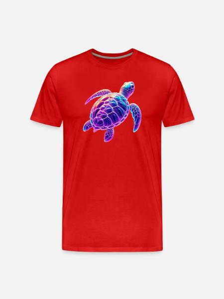 Tortue - T-shirt bio Premium Homme - rouge