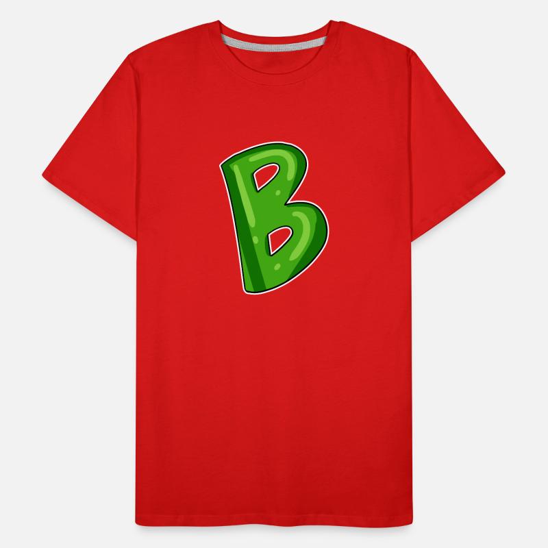 point B - initial point B Men's Premium Organic T-Shirt