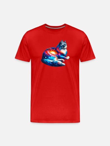Chat - T-shirt bio Premium Homme - rouge