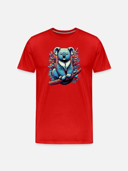 Koala - T-shirt bio Premium Homme - rouge