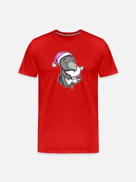 Crow Tired Sleeping Sleeping Girl - Men's Premium Organic T-Shirt - red