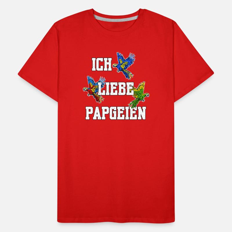 Perroquet Bird Lover Animal Birds Déclaration T-shirt bio Premium Homme