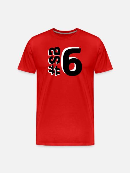 SB6 - T-shirt bio Premium Homme - rouge