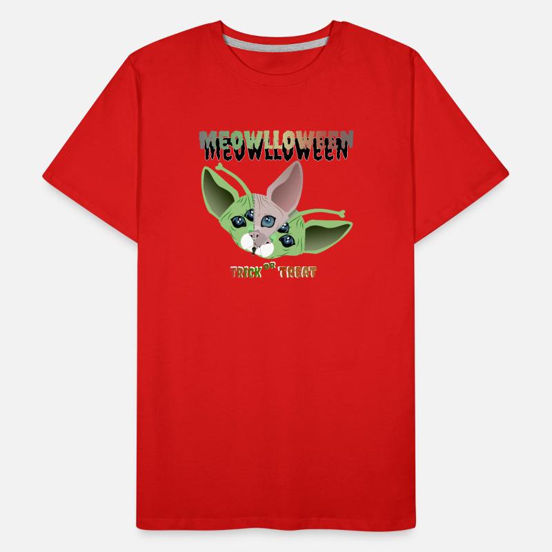 sphinx cat alien mask Men's Premium Organic T-Shirt