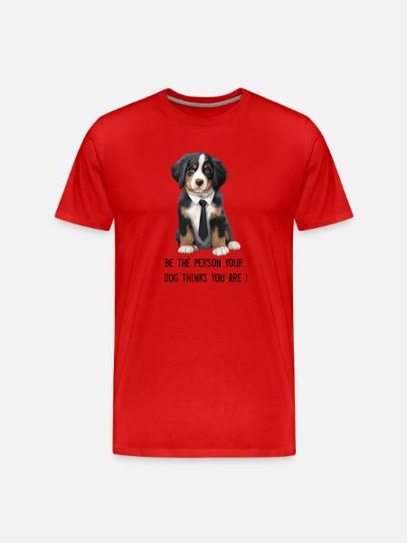 Bouvier bernois - T-shirt bio Premium Homme - rouge