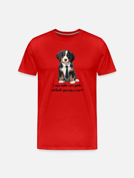 Bouvier bernois - T-shirt bio Premium Homme - rouge