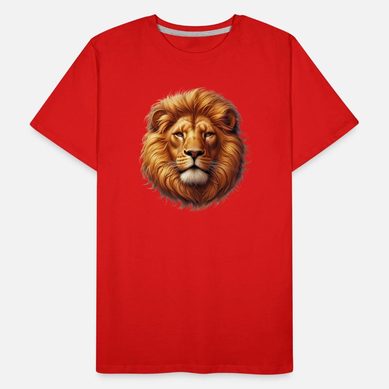 Lion T-shirt bio Premium Homme