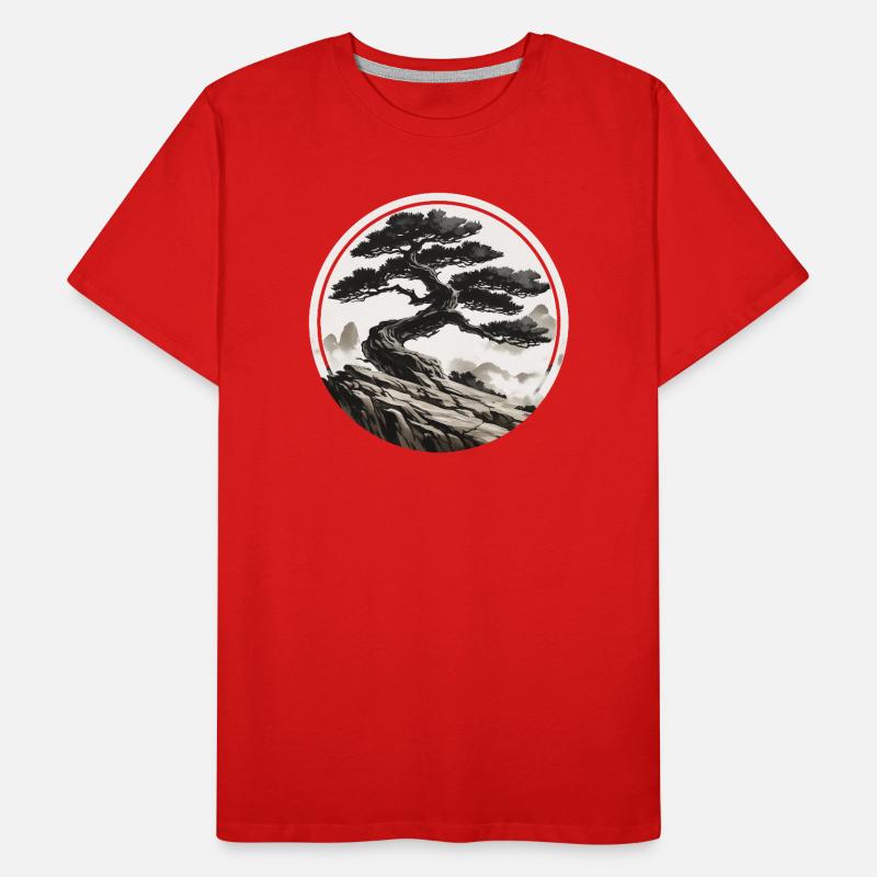 Paysage Asiatique T-shirt bio Premium Homme