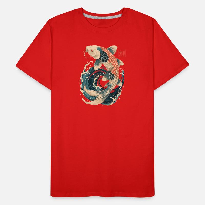 Carpe Koi T-shirt bio Premium Homme