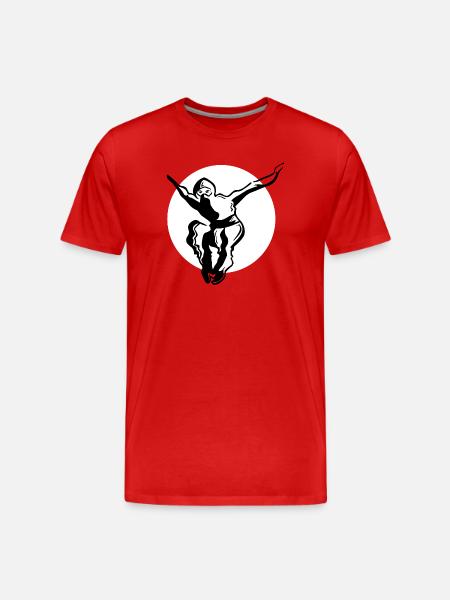 Ninja - blancnoir - T-shirt bio Premium Homme - rouge
