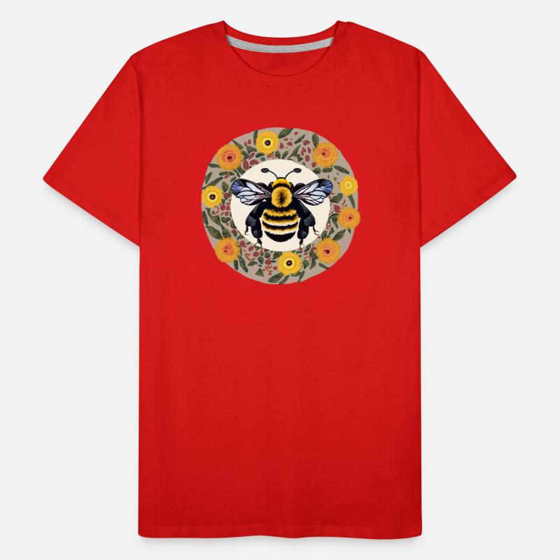 dicke Hummel Männer Premium Bio T-Shirt