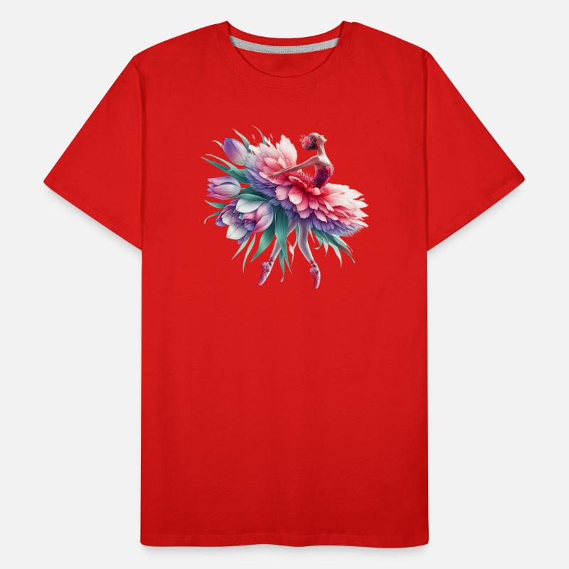 Ballet dancer with tutu Men's Premium Organic T-Shirt