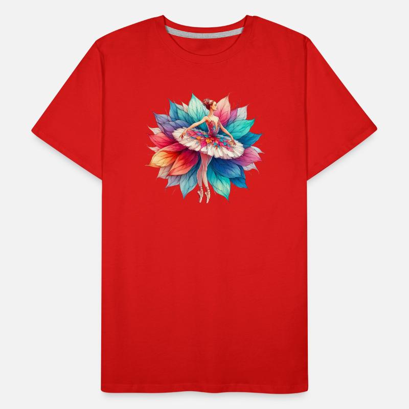 Danseuse de ballet avec tutu T-shirt bio Premium Homme
