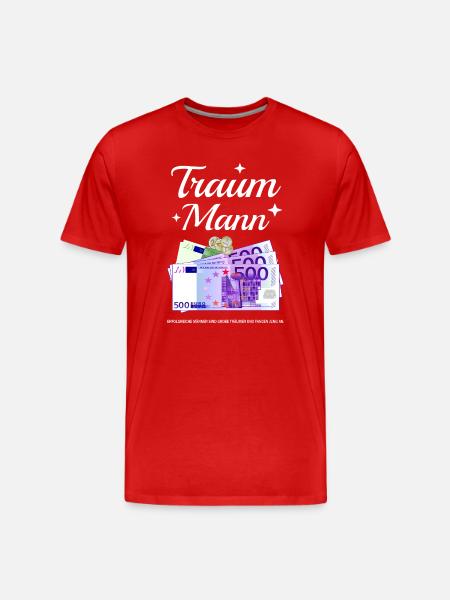 Dream Man - Men's Premium Organic T-Shirt - red