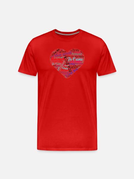 MAMAN. FÊTE DES MÈRES - T-shirt bio Premium Homme - rouge