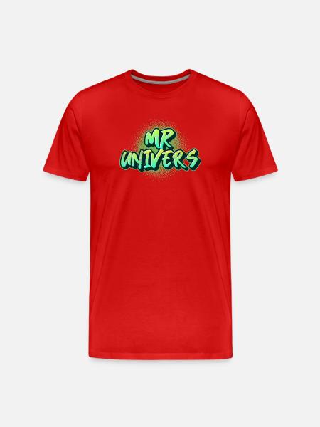 Mr Univers - T-shirt bio Premium Homme - rouge