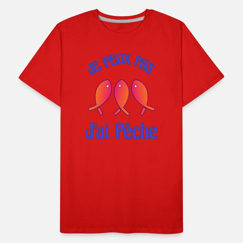 FISHING. I CAN'T Men's Premium Organic T-Shirt