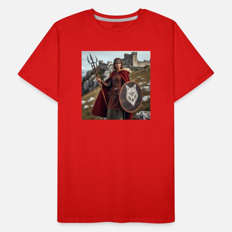 Guerrier viking T-shirt bio Premium Homme