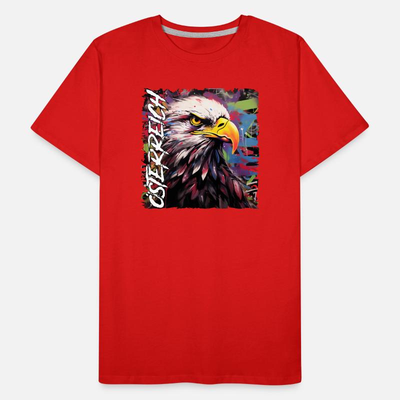 Austria Design with Eagle for Austrians Men's Premium Organic T-Shirt