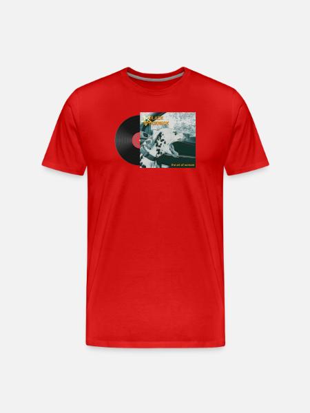 Vinyl - Men's Premium Organic T-Shirt - red