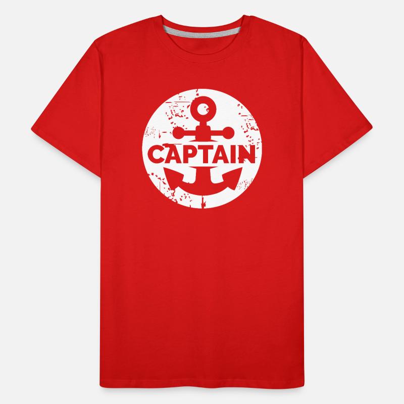 Capitaine Logo Ancien Utilisation Symbole Armoiries T-shirt bio Premium Homme