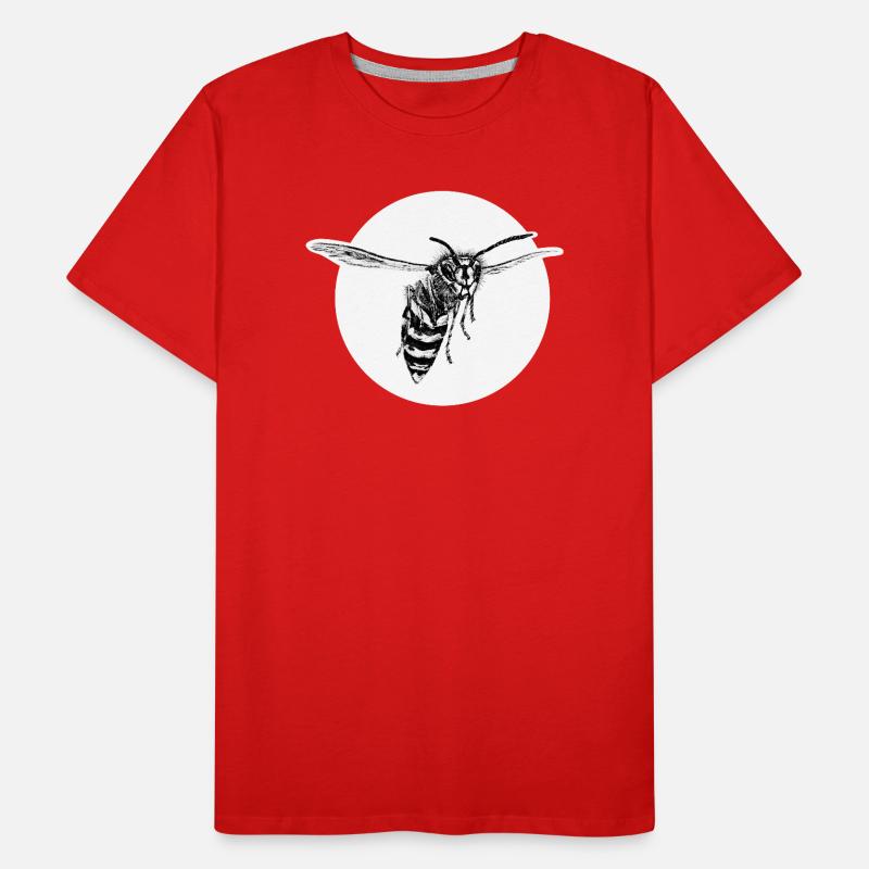Guêpe - Abeille - Insecte T-shirt bio Premium Homme