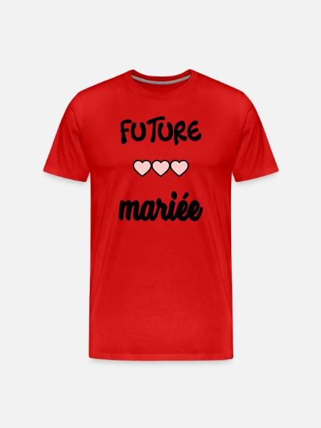 WEDDING. BRIDE-TO-BE - Men's Premium Organic T-Shirt - red