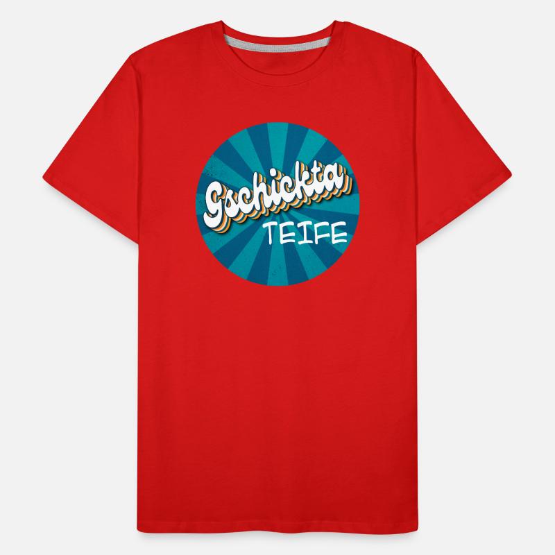 gschicka Teife - skillful devil, talented Men's Premium Organic T-Shirt