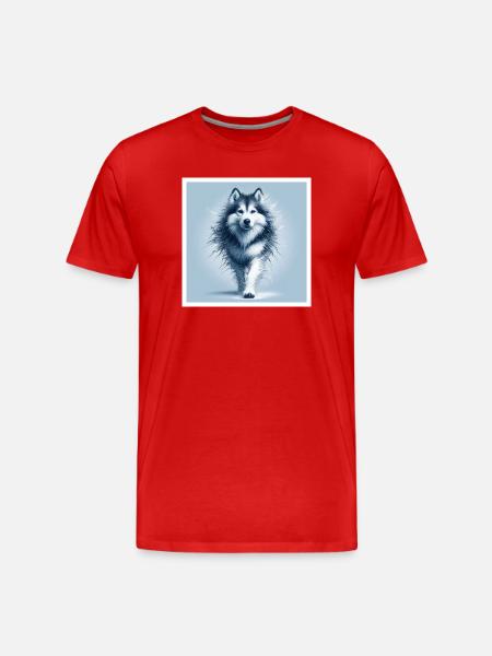 Rauque - T-shirt bio Premium Homme - rouge