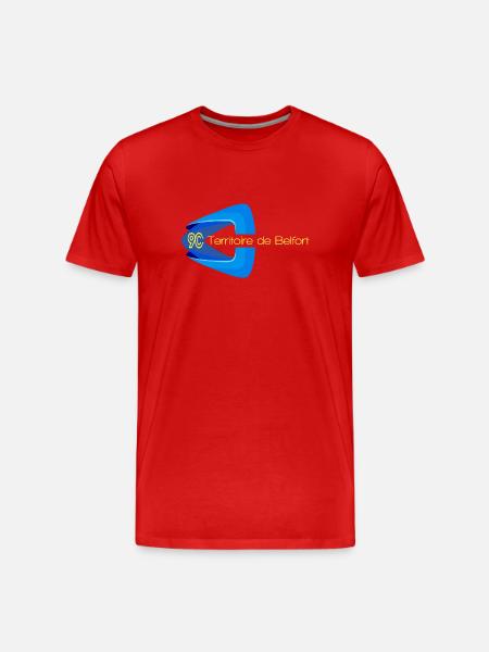 Territory of Belfort - Men's Premium Organic T-Shirt - red