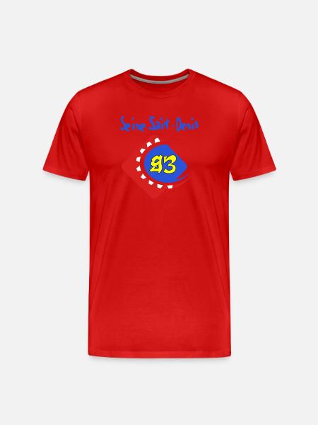 Seine Saint Denis - T-shirt bio Premium Homme - rouge