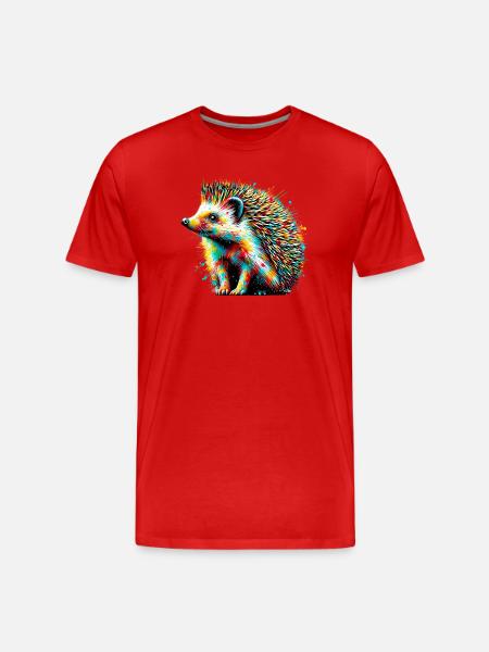 Hérisson - T-shirt bio Premium Homme - rouge