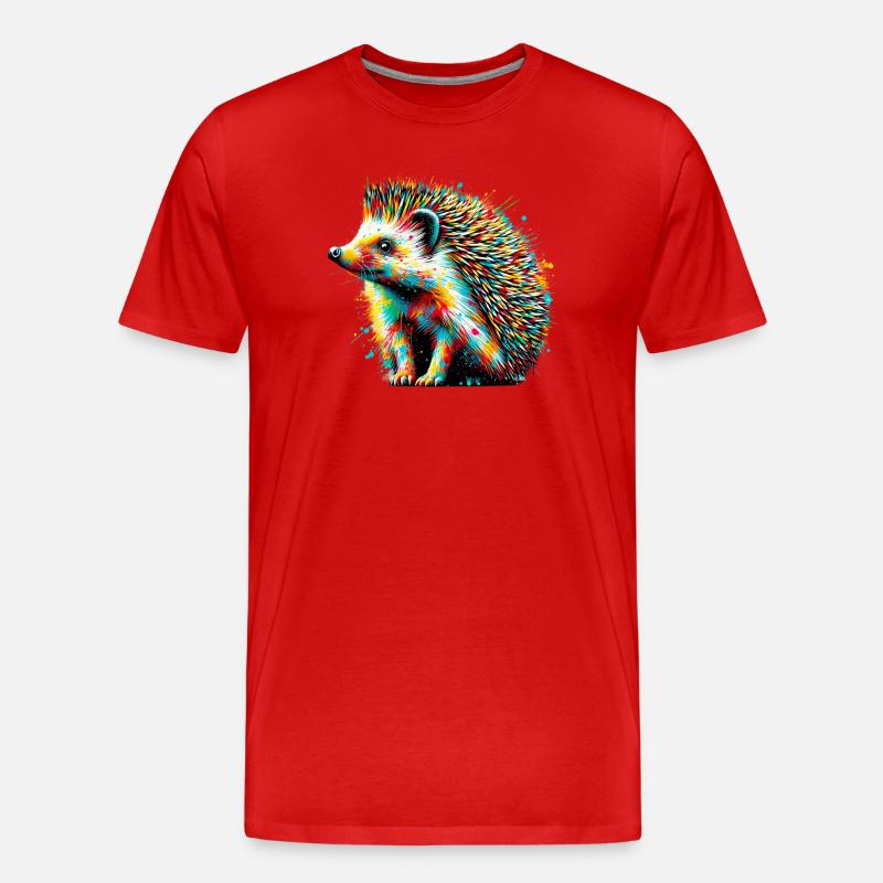 Hérisson - T-shirt bio Premium Homme - rouge