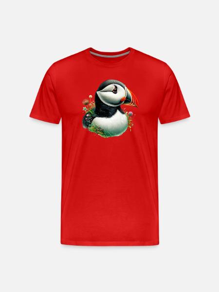 Macareux - T-shirt bio Premium Homme - rouge