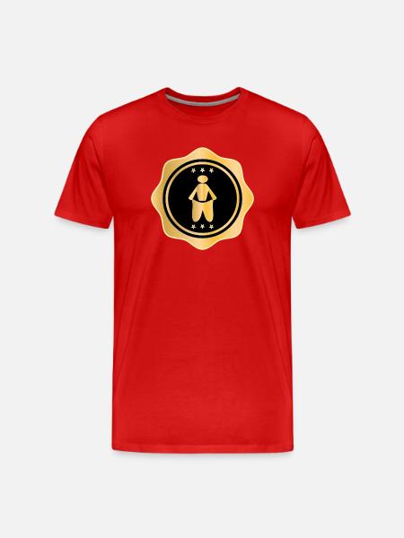 ERFOLGREICHE DIÄT ABNEHMEN - Männer Premium Bio T-Shirt - Rot