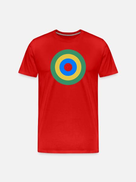 Evil-Eye Focus - Men's Premium Organic T-Shirt - red