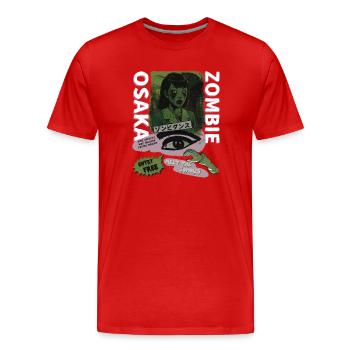 Osaka Zombie Girl - Männer Premium Bio T-Shirt - Rot - Vorne - Damien (186cm)