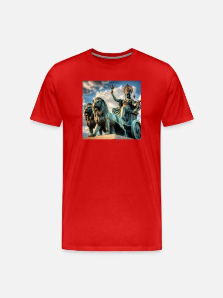 Déesse Cybèle - T-shirt bio Premium Homme - rouge