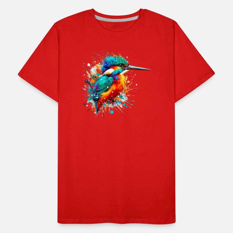 Eisvogel Männer Premium Bio T-Shirt