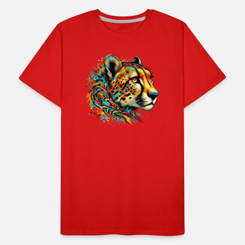 Guépard T-shirt bio Premium Homme